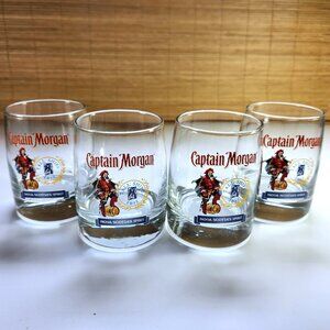 Captain Morgan Lowball Tumblers Nova Scotia's Spirit Tall Ships 2012 Rock Glass